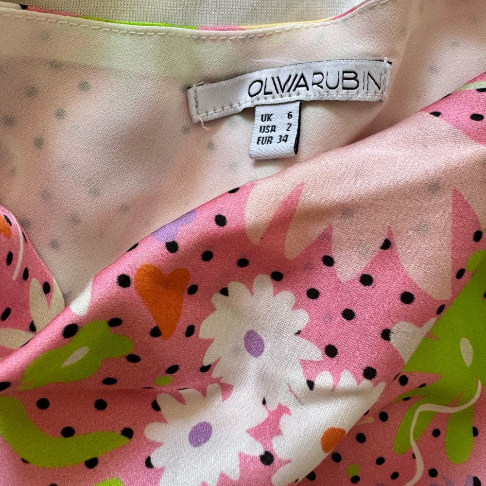 OLIVIA RUBIN Multicolor Floral Midi Dress - Picture 3 of 4